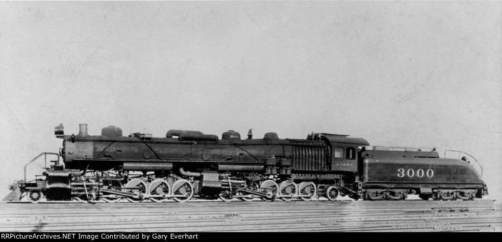 ATSF 2-10-10-2 #3000 - Atchison, Topeka & Santa Fe